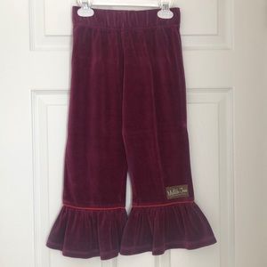Matilda Jane Paint by numbers velvet pants size 8